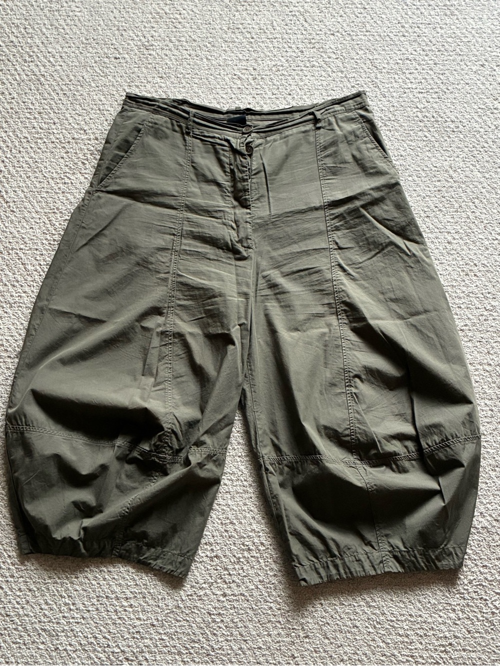 Rundholz Olive Lightweight Baloon Pants